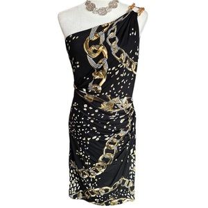 NWT SZ 2 Stunning David Meister Black cocktail dress